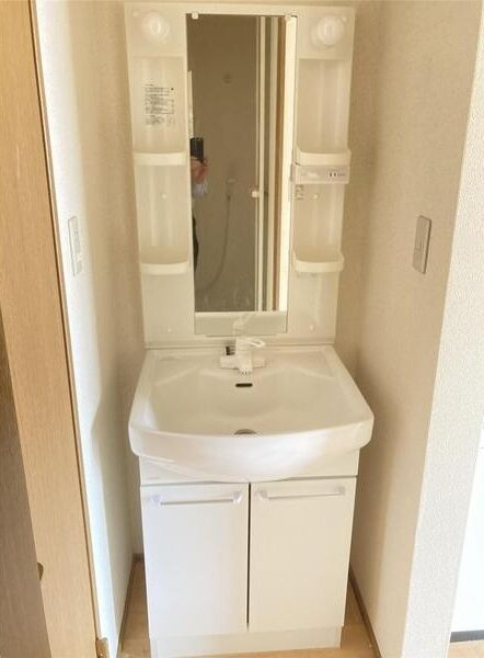 アンソレイユの洗面所