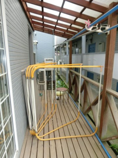 【展望】 | 屋根付きの綺麗なウッドデッキ。