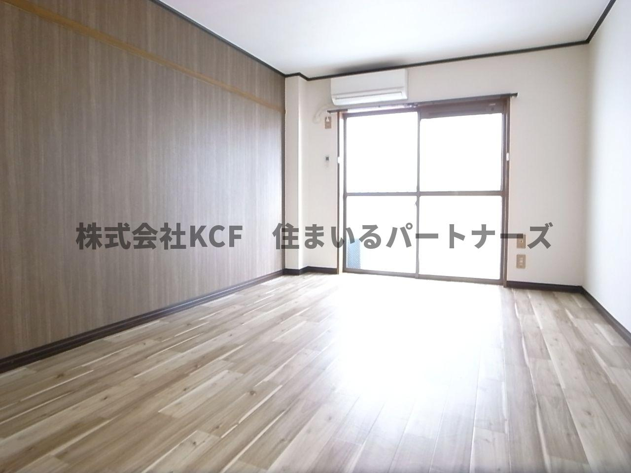久留米市本町のハイツの居間・リビング|ゆったりとしたリビングです