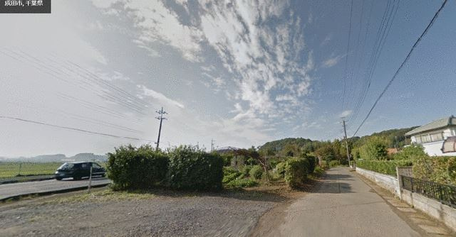 成田市貸駐車場の外観