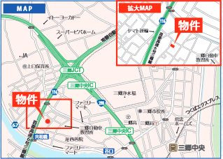 【地図】 | 三郷市彦江1丁目3棟　3号棟