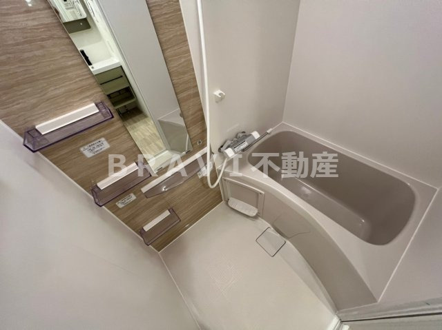 セレニテ天満橋アリア　BRAVI不動産の浴室|【セレニテ天満橋アリア】日々の疲れを癒すお風呂付です