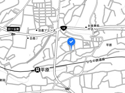 【地図】 | 小諸市平原中古住宅