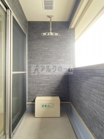 ソレイユコートのバルコニー