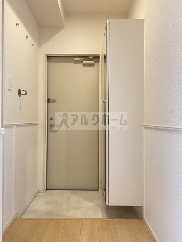 ソレイユコートの玄関