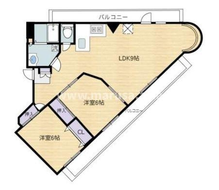 西池セントラルハイツの間取り