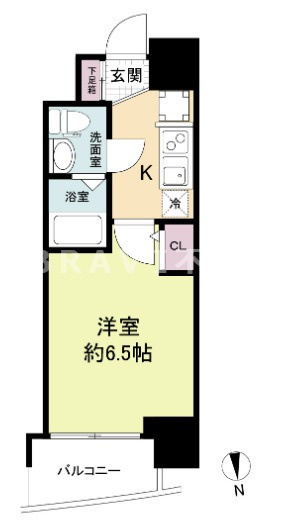 セレニテ天満橋アリア　BRAVI不動産の間取り|【セレニテ天満橋アリア】間取り