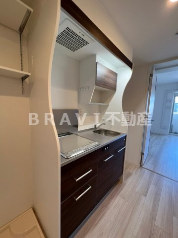 セレニテ天満橋アリア　BRAVI不動産のキッチン|【セレニテ天満橋アリア】きれいなキッチンです