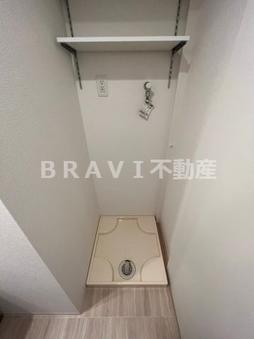 セレニテ天満橋アリア　BRAVI不動産の洗面所|【セレニテ天満橋アリア】洗濯パン