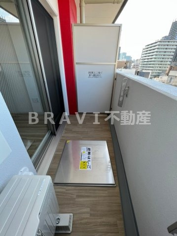 セレニテ天満橋アリア　BRAVI不動産のバルコニー|【セレニテ天満橋アリア】落ち着いた時間を過ごせるバルコニーです