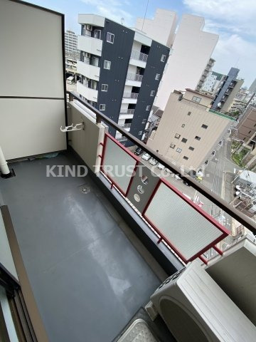 パレス北梅田のバルコニー|バルコニー付きです