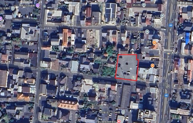 津山市南新座　事業用地３７２坪の地図