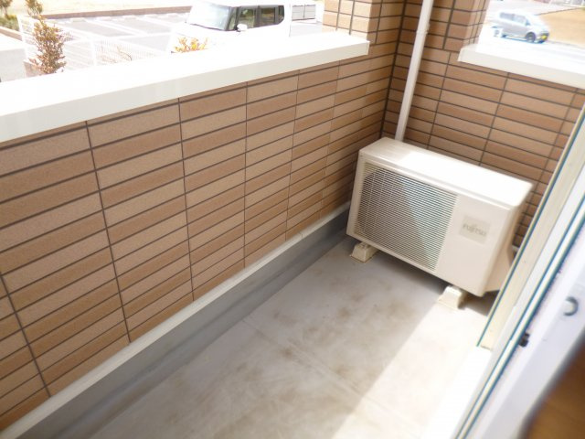 クレメントヴィラ　Ａのバルコニー