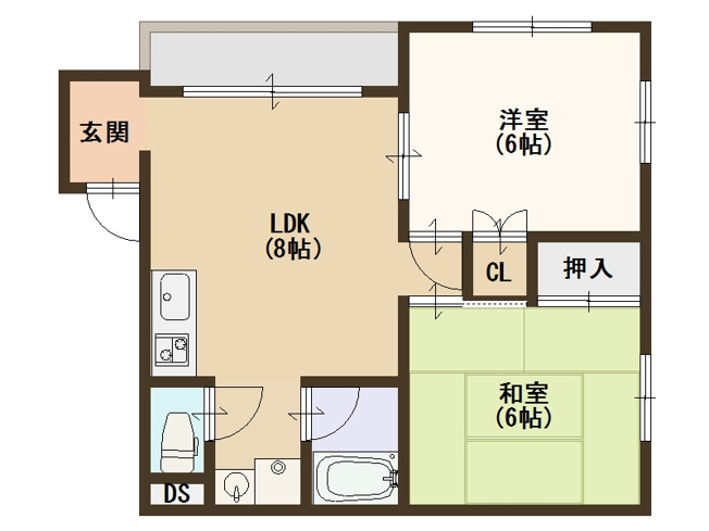 【間取り】 | ファミール御崎
