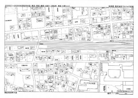 ㊷増楽町1350-1貸駐車場の地図