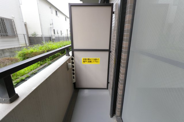 阿部松島マンションのバルコニー
