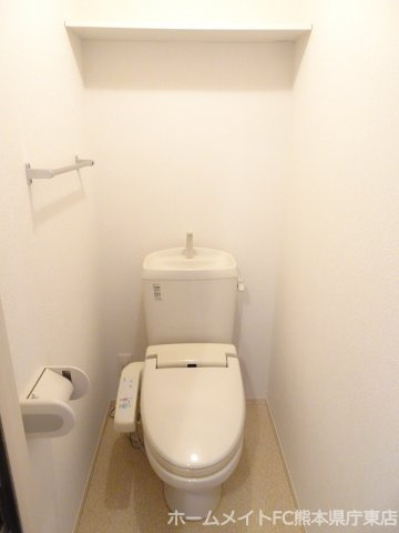 熊本市東区東野３丁目のアパートのトイレ