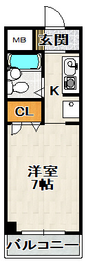ロイヤル伊丹の間取り
