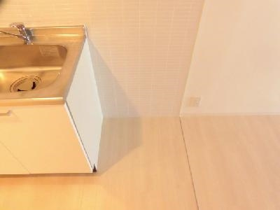 モノコモドウエストの内装|冷蔵庫設置スペース