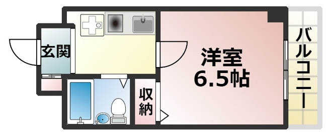 【間取り】 | おおきに北梅田サニーアパートメント