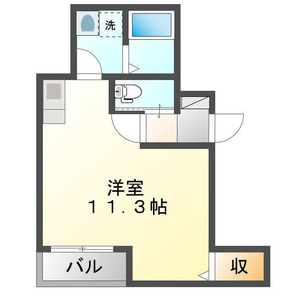 ホーリーグラウンド坪井の間取り