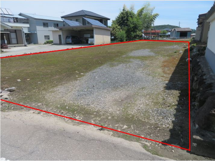 藤岡市東平井　土地の外観