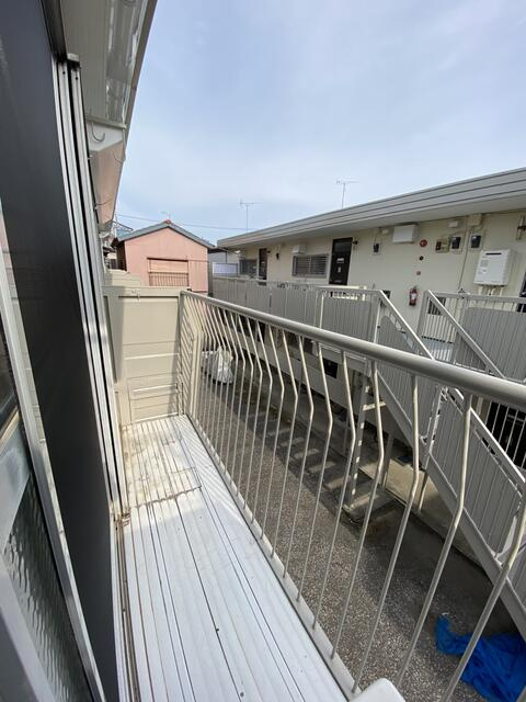 第一藤栄ハイツのバルコニー