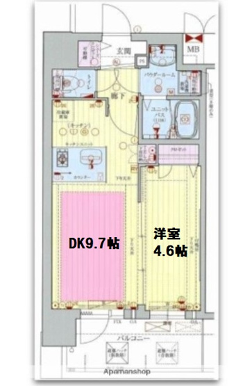 【間取り】 | プレサンス四天王寺前夕陽ヶ丘