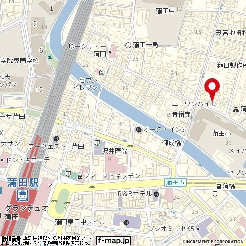 【地図】 | ワコーレ蒲田Ⅰ