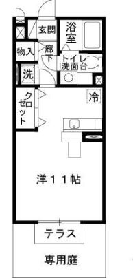 【間取り】 | 新ハイツウグイスB棟