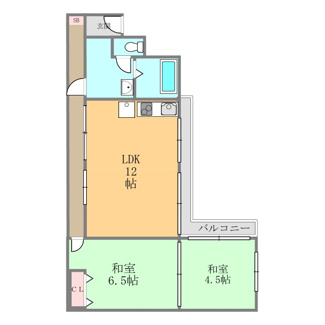 【間取り】 | 瓢六マンション