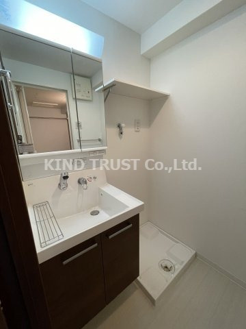 W.O.B.UMEDAの洗面所|スペースが確保できる洗面所です