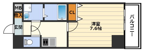 W.O.B.UMEDAの間取り