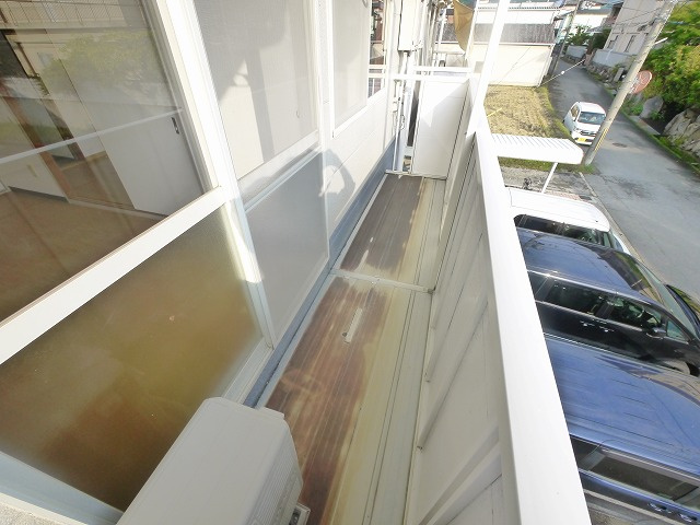 エミール指柳のバルコニー|陽当たり良好なバルコニーです