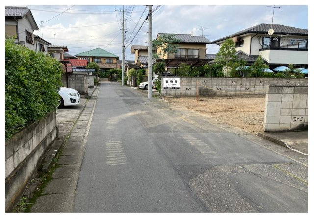 【前面道路含む現地写真】 | 売地：台之郷町 | 前面道路含む現地写真です