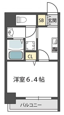 【間取り】 | グランパシフィック大国町