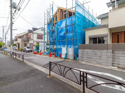 【前面道路含む現地写真】 | 《金町駅 徒歩12分》東水元1丁目　新築戸建