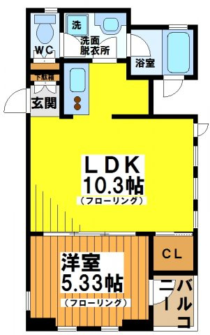 【間取り】 | アドレー渋谷本町アネックス