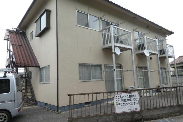 倉敷市羽島のアパートの外観