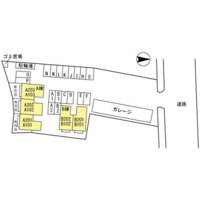 【区画図】 | カーサリンピオ A棟