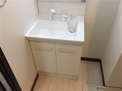 【洗面所】 | ヒルズ安里 | ※退去前の為、写真と現状が異なる場合がございます