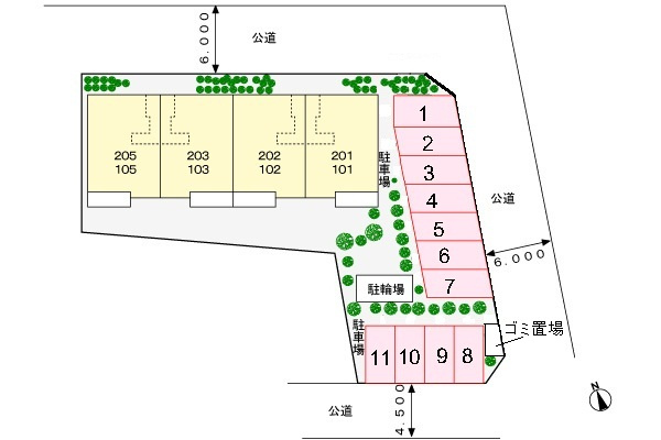 フォレスタンの区画図