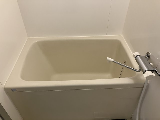 清城コーポラスの浴室