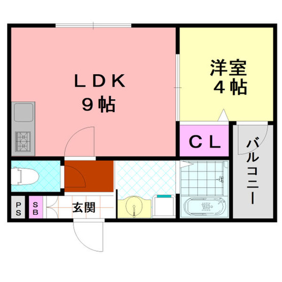 【間取り】 | H-maison平野Ⅰ