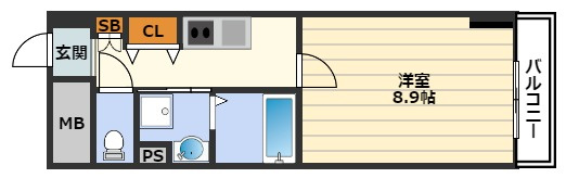 ミモサ中津の間取り