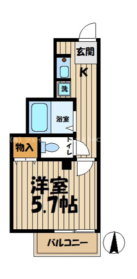 【間取り】 | スカイビル天神橋