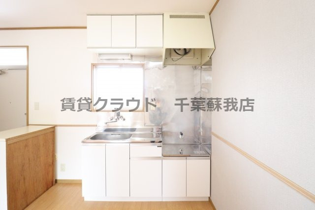 宍倉コーポ3号館のキッチン|ガスコンロ2口設置可能です！