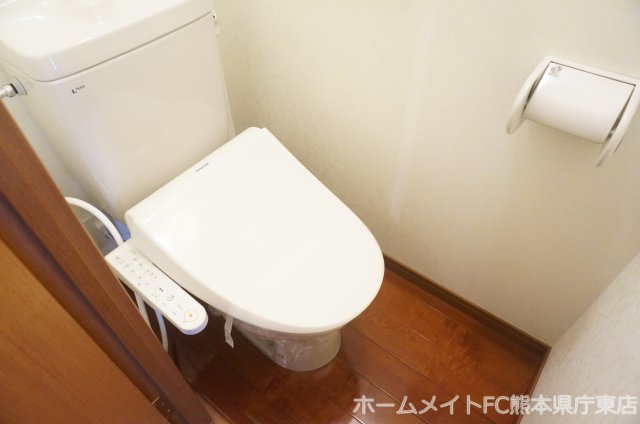 熊本市中央区九品寺１丁目の賃貸マンションのトイレ