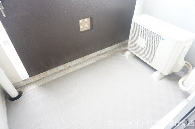熊本市中央区九品寺１丁目の賃貸マンションのバルコニー