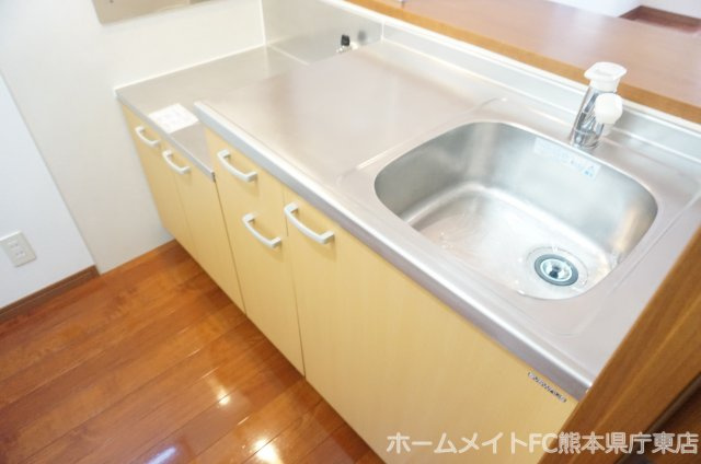 熊本市中央区九品寺１丁目の賃貸マンションのキッチン